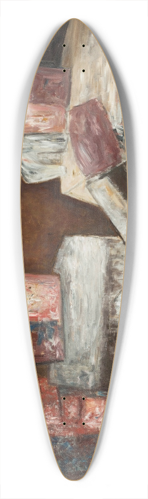 Tadeusz Makowski - In a bar 39.3 inch art pintail longboard deck