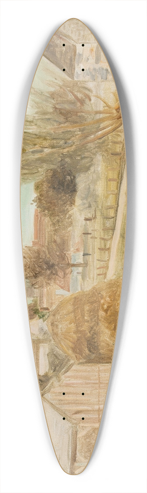 Tadeusz Makowski - Na skraju wsi 39.3 inch art pintail longboard deck