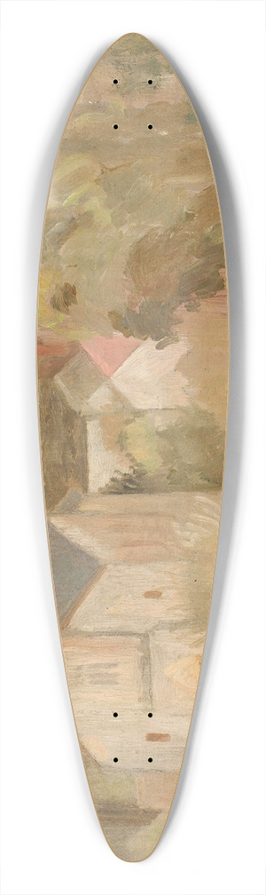 Tadeusz Makowski - Pejza z kocikiem (La Comelle) 39.3 inch art pintail longboard deck
