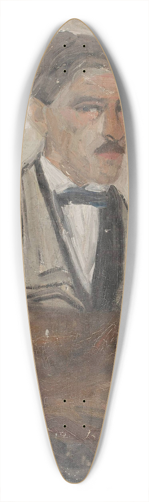 Tadeusz Makowski - Self-portrait 39.3 inch art pintail longboard deck