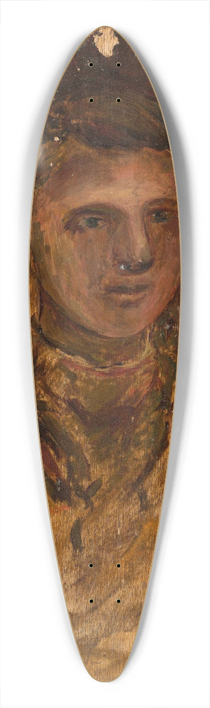 Tadeusz Makowski - Study of a little girl 39.3 inch art pintail longboard deck