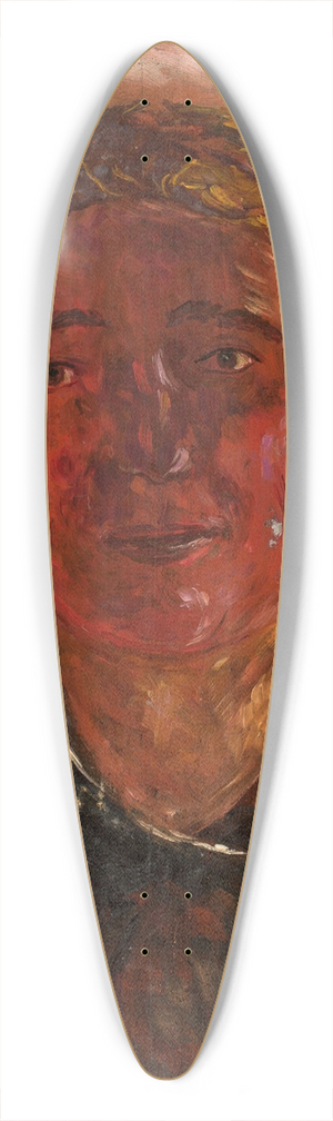 Tadeusz Makowski - Study of a woman in a dark dress 39.3 inch art pintail longboard deck Tadeusz Makowski - Study of a woman in a dark dress 39.3 inch art pintail longboard deck