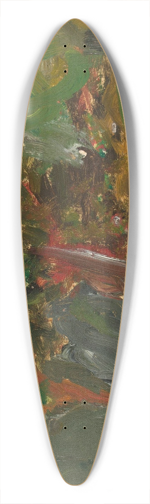 Tadeusz Makowski - Sun over a garden 39.3 inch art pintail longboard deck