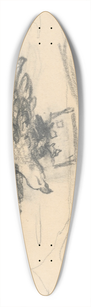 tefan Polkorb - Eagle 39.3 inch art pintail longboard deck