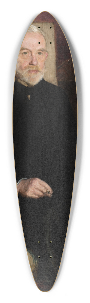 Teodor Axentowicz - Portrait of Henryk Schwarz 39.3 inch art pintail longboard deck
