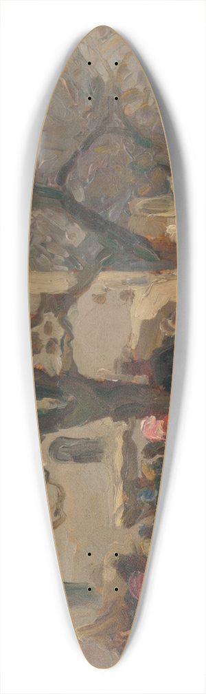 Teodor Jozef Mousson - Na trhu pred kostolom 39.3 inch art pintail longboard deck