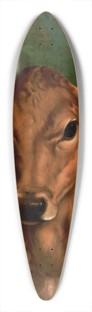 Thaddeus Welch - Calfs Head 39.3 inch art pintail longboard deck