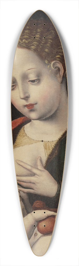 The Master of the Parrot - The Virgin Nursing the Christ Child 39.3 inch art pintail longboard deck