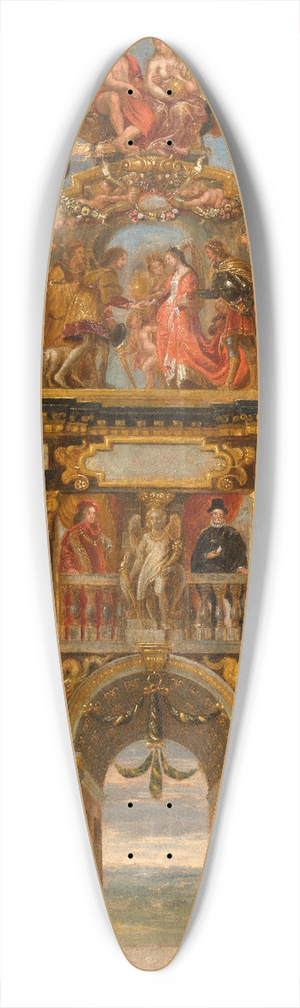 Theodoor van Thulden - Triumphal Arch of Philip IV of Spain 39.3 inch art pintail longboard deck