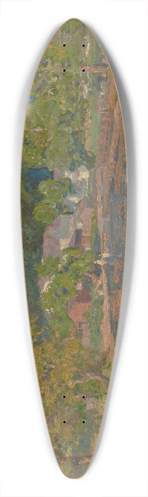 Theodore Clement Steele - Landscape 39.3 inch art pintail longboard deck
