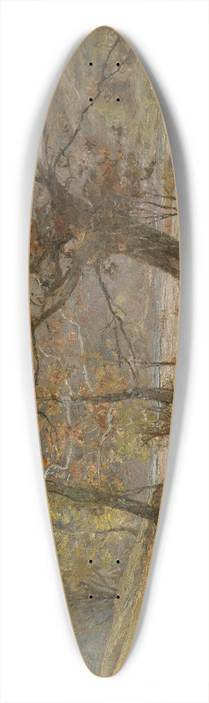 Theodore Clement Steele - The Bloom of the Grape 39.3 inch art pintail longboard deck