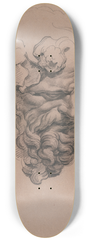 David Humbert de Superville - Kop van Silenus, driekwart naar rechts gewend 8.25 inch art skate deck
