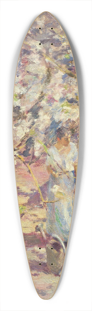 Theodore Robinson - In the Orchard 39.3 inch art pintail longboard deck