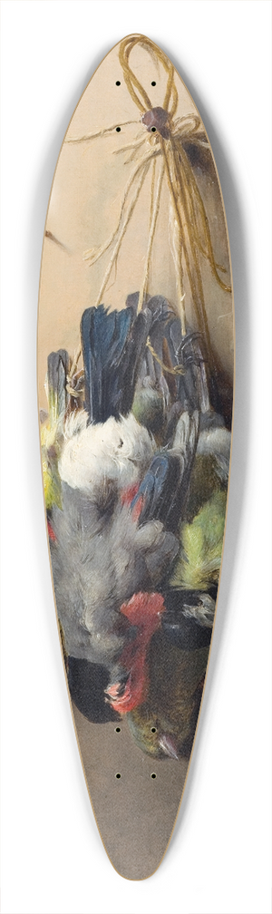 Theodor Lundh - Small for the Table Birds 39.3 inch art pintail longboard deck