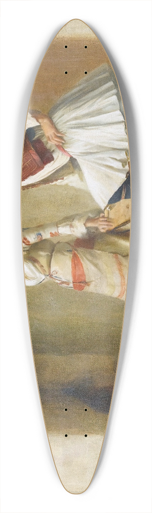 Theodoros Ralli - Flirtation 39.3 inch art pintail longboard deck