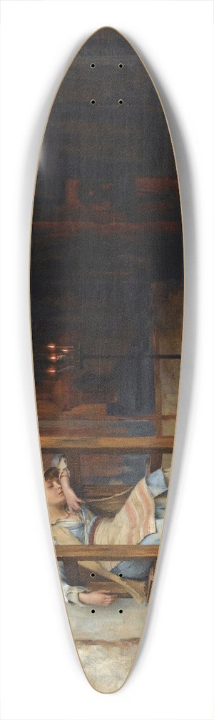 Theodoros Ralli - Holy Friday (La Vestale Chretienne) 39.3 inch art pintail longboard deck