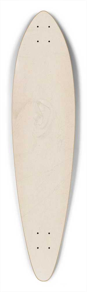 Theodor Rehbenitz - Portrait of Peter Cornelius 39.3 inch art pintail longboard deck