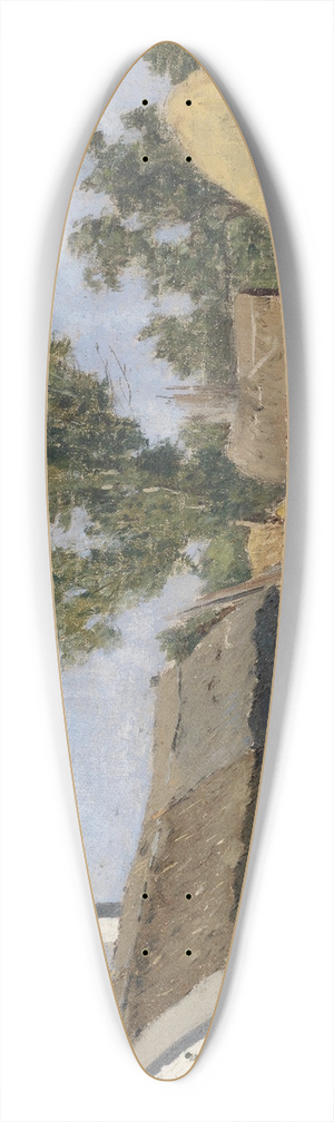 Theodor Von Hrmann - Bauernhof 39.3 inch art pintail longboard deck