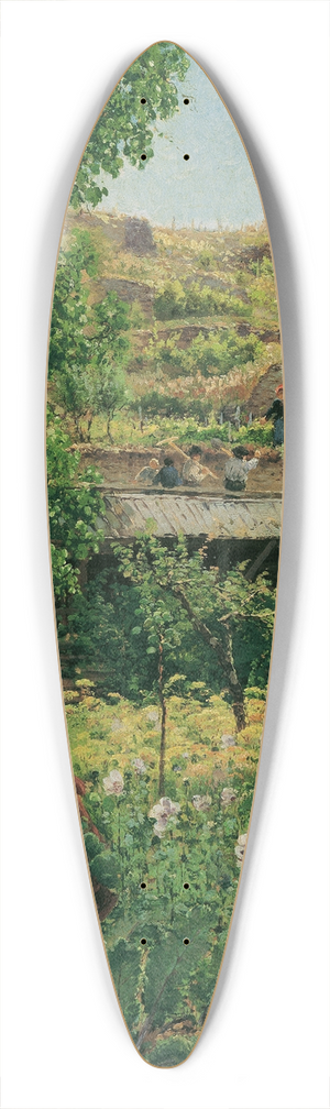 Theodor Von Hrmann - Mdchen Im Mohn 39.3 inch art pintail longboard deck