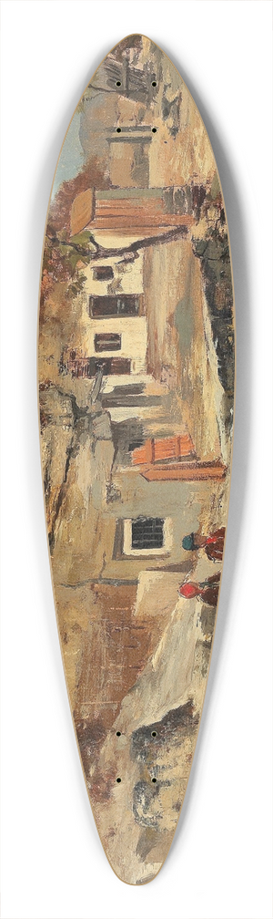 Theodor Von Hrmann - Sdliche Landschaft 39.3 inch art pintail longboard deck