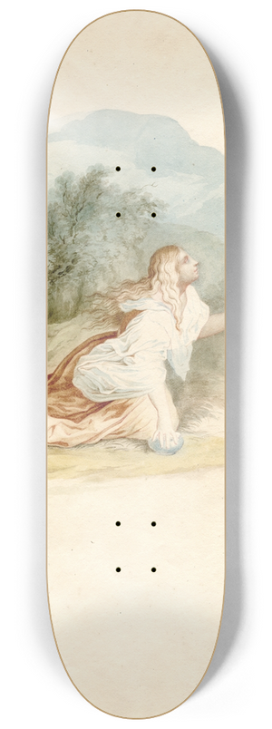 David Humbert de Superville - Mary Magdalene 8.25 inch art skate deck