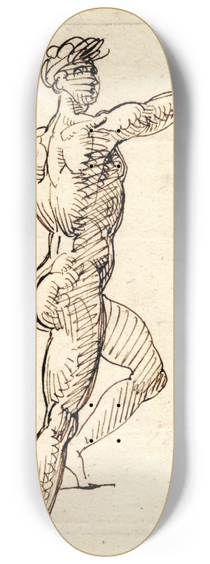 David Humbert de Superville - Naakt, een trap bestijgend 8.25 inch art skate deck