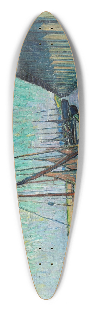 Theo Von Brockhusen - Aus Nieuport 39.3 inch art pintail longboard deck