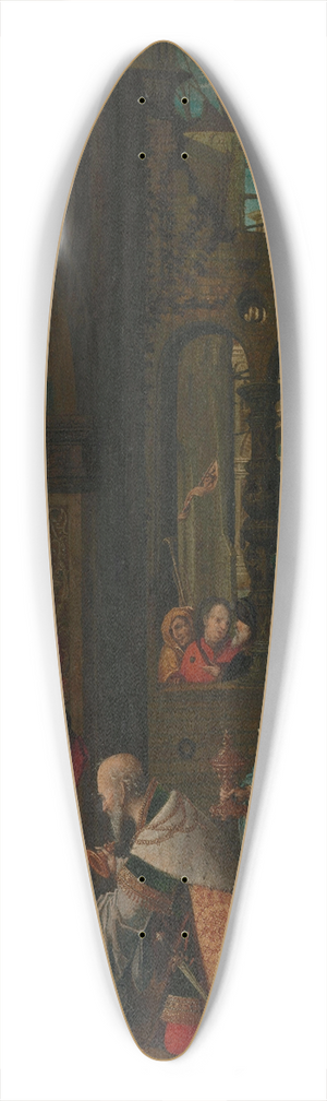 The Pseudo Bles - The adoration of the Magi 39.3 inch art pintail longboard deck