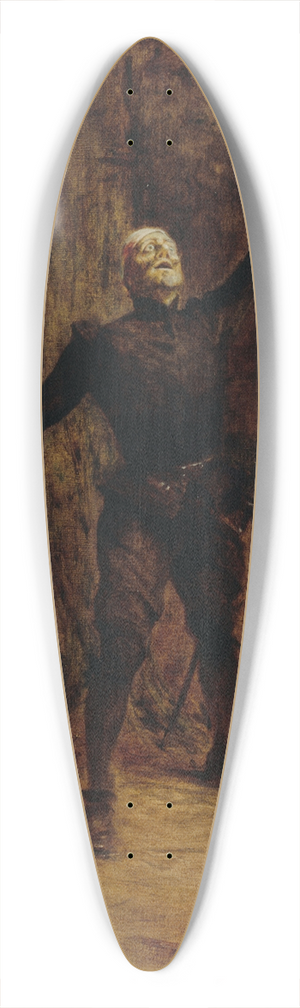 Thobald Chartran - Portrait de Constant Coquelin dans le rle de Cyrano de Bergerac 39.3 inch art pintail longboard deck