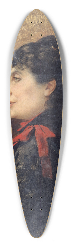 Thobald Chartran - Portrait de Marie Favart (1833-1908), socitaire de la Comdie-Franaise 39.3 inch art pintail longboard deck