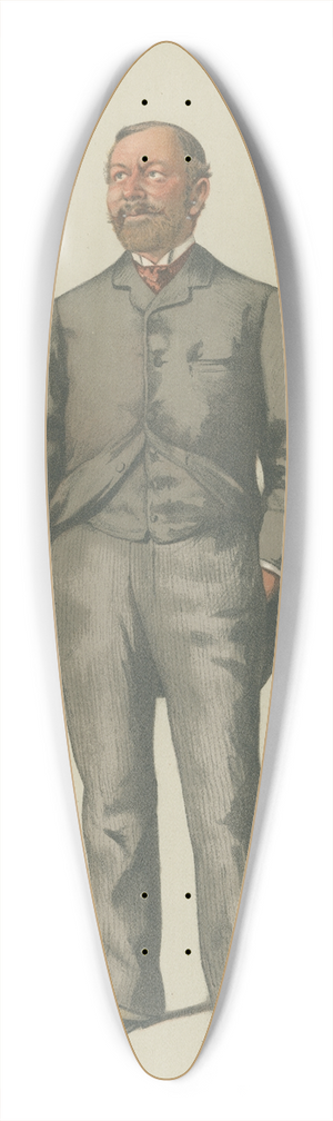 Thobald Chartran - Vanity Fair; Politicians; Brighton, Mr. William Thackerey Marriot, March 24, 1833 39.3 inch art pintail longboard deck