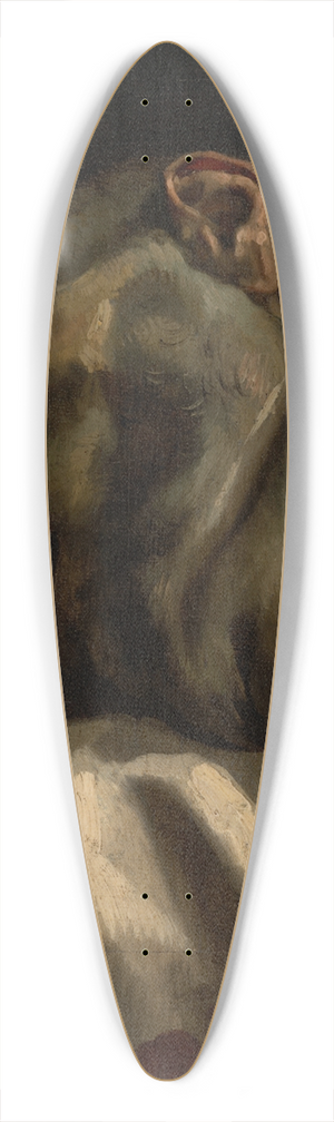 Thodore Gricault - Head of a Guillotined Man 39.3 inch art pintail longboard deck Thodore Gricault - Head of a Guillotined Man 39.3 inch art pintail longboard deck