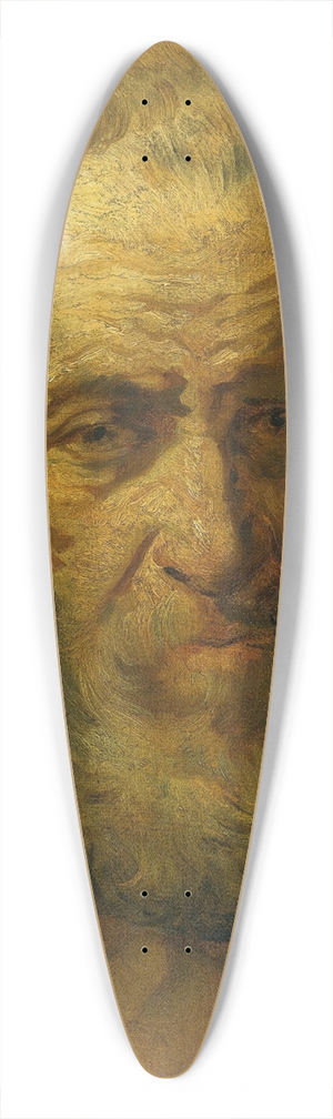 Thodore Gricault - Portrait De Vieillard 39.3 inch art pintail longboard deck Thodore Gricault - Portrait De Vieillard 39.3 inch art pintail longboard deck