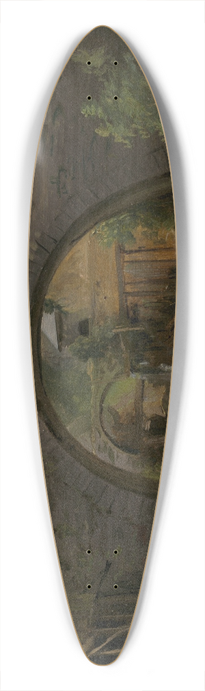 Thodore Rousseau - Mountain Stream in the Auvergne 39.3 inch art pintail longboard deck Thodore Rousseau - Mountain Stream in the Auvergne 39.3 inch art pintail longboard deck