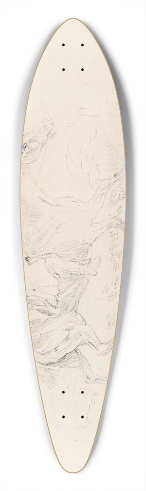 Thomas Bewick - The Cadgers Trot (first State) 39.3 inch art pintail longboard deck
