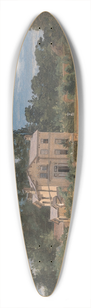 Thomas Churchyard - House in Woodbridge, Suffolk 39.3 inch art pintail longboard deck