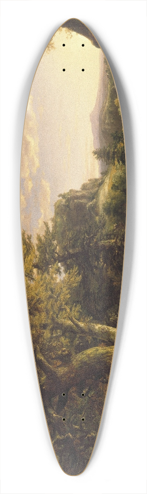 Thomas Cole - The Pic-Nic 39.3 inch art pintail longboard deck