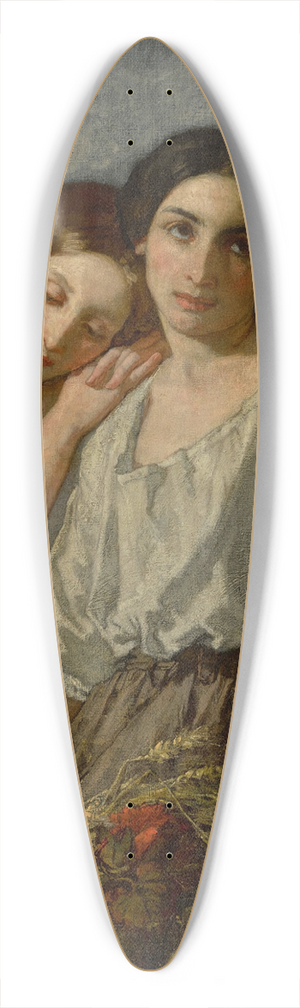 Thomas Couture - Twosisters 39.3 inch art pintail longboard deck