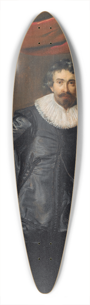 Thomas de Keyser - Portrait of a Man 39.3 inch art pintail longboard deck