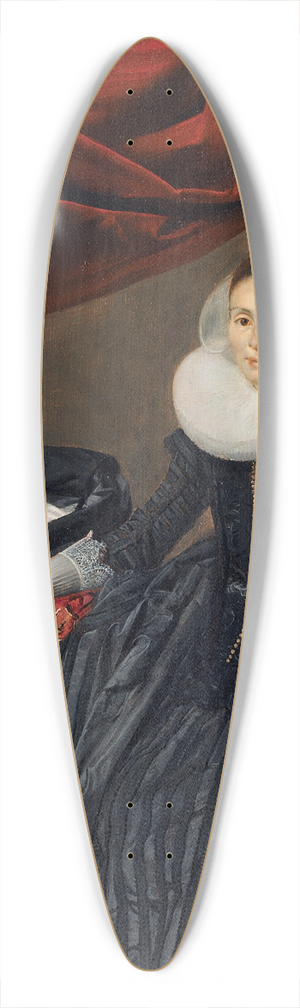Thomas de Keyser - Portrait of a Young Woman 39.3 inch art pintail longboard deck