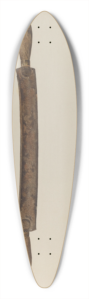 Thomas Dooley - Drawshave 39.3 inch art pintail longboard deck