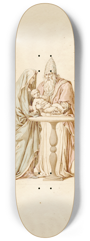 David Humbert de Superville - The circumcision of Christ 8.25 inch art skate deck