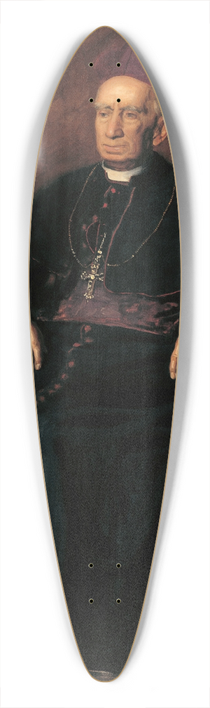 Thomas Eakins - Archbishop William Henry Elder 39.3 inch art pintail longboard deck