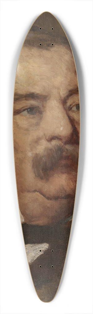 Thomas Eakins - Grover Cleveland 39.3 inch art pintail longboard deck