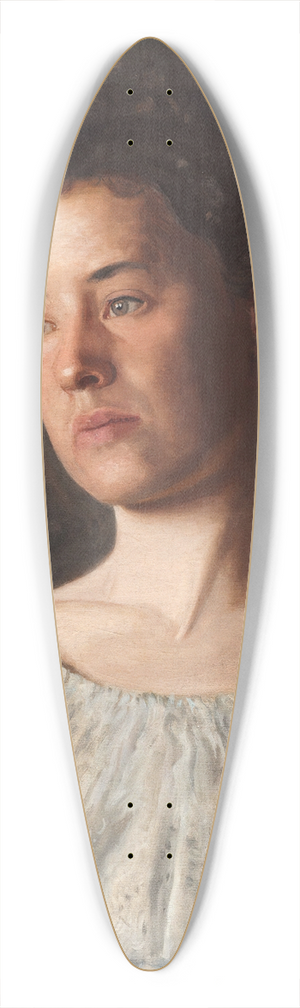 Thomas Eakins - Miss Alice Kurtz 39.3 inch art pintail longboard deck