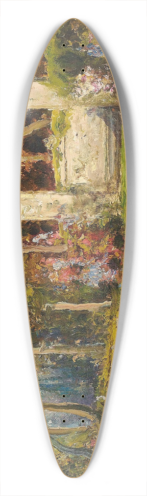 Thomas Edwin Mostyn - At the waters edge 39.3 inch art pintail longboard deck