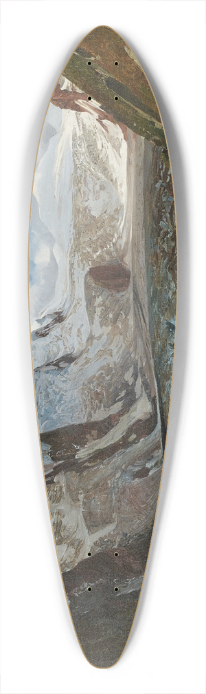 Thomas Ender - Der Groglockner mit der Pasterze 39.3 inch art pintail longboard deck