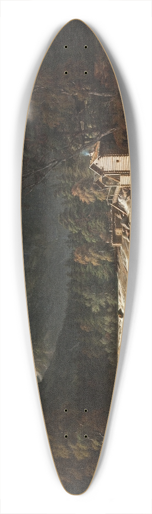 Thomas Fearnley - Norwegian Landscape, Marumfoss 39.3 inch art pintail longboard deck Thomas Fearnley - Norwegian Landscape, Marumfoss 39.3 inch art pintail longboard deck