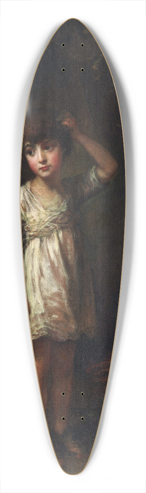 Thomas Gainsborough - A Boy with a Cat,Morning 39.3 inch art pintail longboard deck