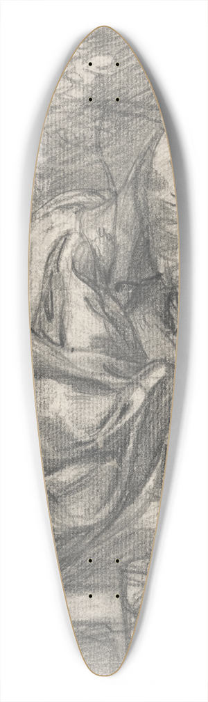 Thomas Gainsborough - A Milkmaid Climbing a Stile 39.3 inch art pintail longboard deck